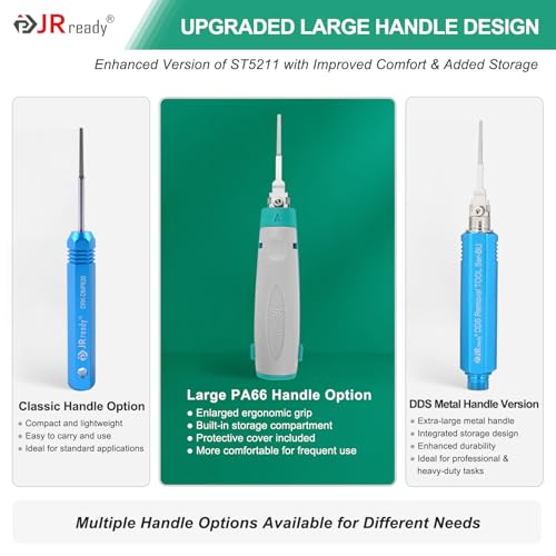 JRready Upgraded Pin Removal Tool Kit for Weather Pack&Metri-Pack Series Connector Terminals Extraction and Depinning Tool with DRK 785084 AMP 1.5mm Removal Tool JRconDRK15A03-01 - size: Upgraded ST5211 JRcon Series