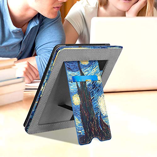Fintie Stand Case for 6" Kindle Paperwhite 10th Gen 2018, Starry Night - color: starry night
