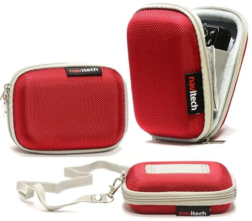 Navitech Red Hard Protective Case Compatible With Next Base 4060