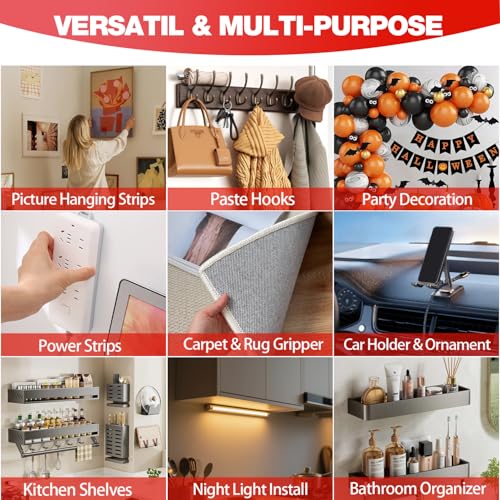 Pre-Cut Double Sided Tape Heavy Duty 2''x2'' - 36Pcs, No Residue - size: 2''x2'' 36Pack