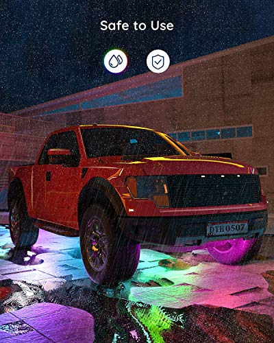 Govee Underglow Car Lights, 4pcs, RGBIC, Smart LED Lights, App Control