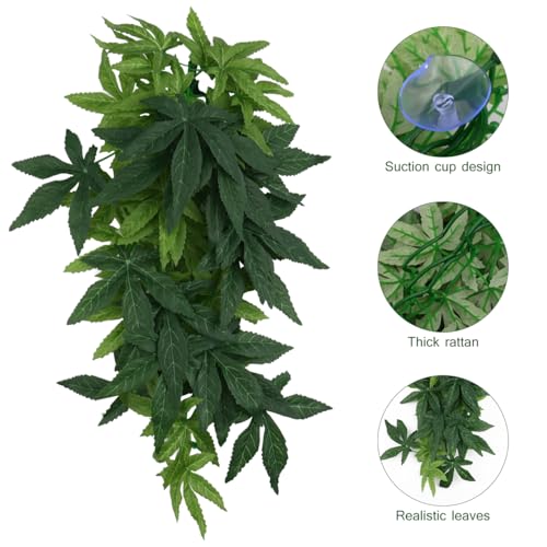 Balacoo Aquarium Water Grass Fish Tank Plant Decoration Aquarium Artificial Plants with Suction Cup for Home Fish Tank Underwater