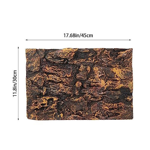POPETPOP Background Rock Aquarium Background for Tank 3D Terrarium Background Reptile Enclosure Background Reptile Tank Background Boards Fish Tank Decorations Terrarium Wallpaper