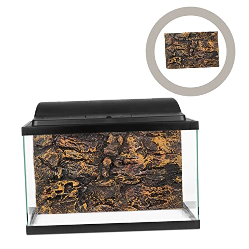 BESPORTBLE Reptile Snake Tank Backdrop 3D Aquarium Decor Terrarium Rock Easy to Assemble Durable Decorative Panels