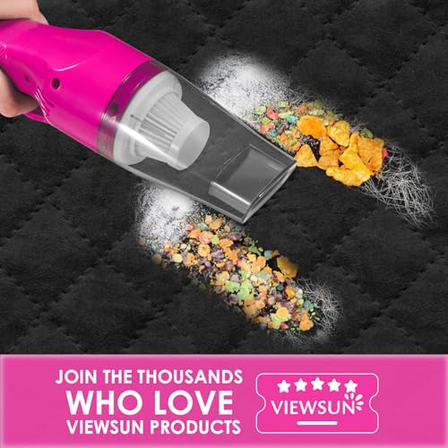 20PCS Pink Car Cleaning Kit, Car Interior Detailing Kit with Red High Power Handheld Vacuum, Detailing Brush Set, Windshield Cleaner, Cleaning Gel, Complete Auto Accessories for Women - color: Pink