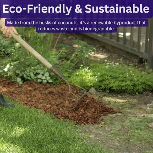 SuperMoss (23248) Coco Mulch, Mini Bale (0.6 ft3), Natural Brown - size: Mini Bale (0.6 ft3)