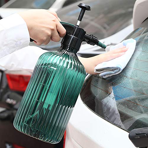 Garden Watering Can, Plant Mister, Pump Sprayer, Hand Pressure Sprayer, 2 Liters Pump Spray Bottle for Plants, Garden, Cleaning Work (Green)