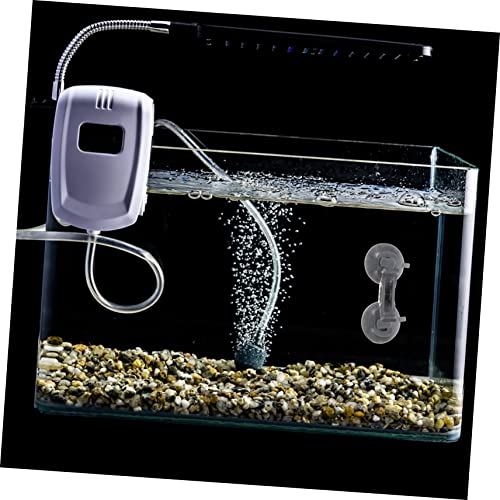 Generic 2pcs Fish Bracket Pump Small Fish Aquarium LED LED Bracket Accessories Terrarium Lamp Hanger for Cz Plastic Grey