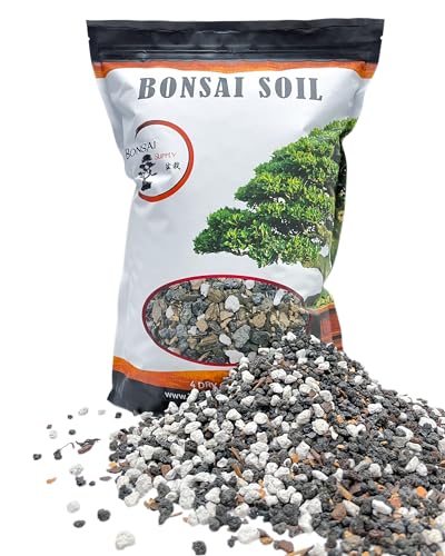 Bonsai Soil by The Bonsai Supply – 4qts. Professional Bonsai Soil Mix | Ready to use| Great for All Bonsai Tree Varieties. - size: 4 Quarts Professional Mix
