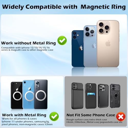 15W Wireless Charging Phone Mount Compatible with Toyota Tacoma 2016-2023 - style: Magnetic Charge