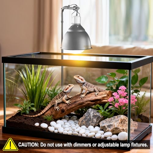 160W Reptile Heat Lamp Bulbs, Full Spectrum UVA/UVB Reptile Light Bulb and Basking Spot Light, UVB Light for Reptiles and Bearded Dragon, Turtle, Lizard, Snake, Amphibians - style: 160W UVB Bulb