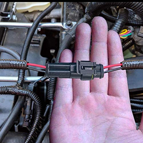 3 pin connector kit, 10 Kit Car Auto Electrical Connectors, Series Terminals Water Resisted for Car, Truck, Boat(3 pin Connector) - size: 3Pin connector--10kit
