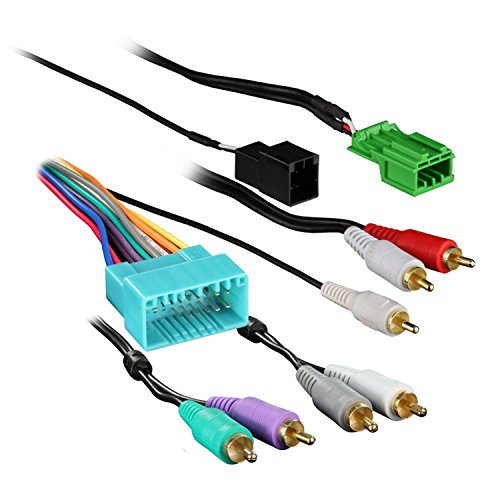 Metra 70-7863 Amplifier Retention Wire Harness for 2003-2011 Honda Element and Metra Electronics 40-HD10 Factory Antenna Cable - style: Wire Harness + Cable