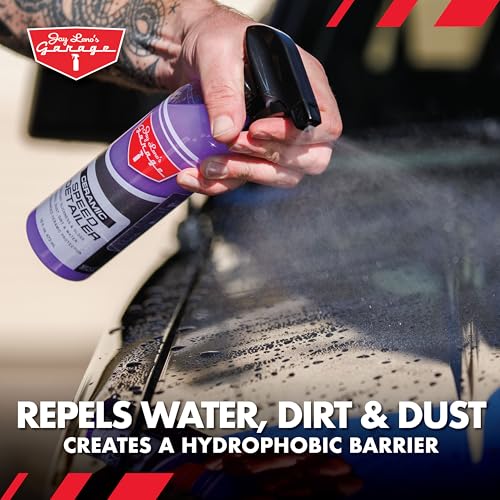 Jay Leno’s Garage Ceramic Speed Detailer Spray Quick Car Detailer for Cars Trucks Motorcycles and Watercraft Enhances Gloss Slickness Hydrophobic Protection Boosts Ceramic Coatings (16 OZ)