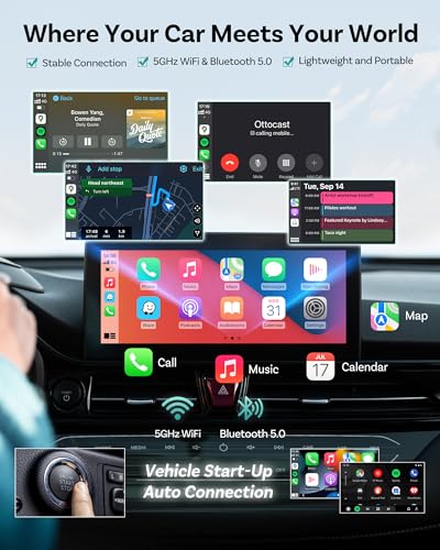 OTTOCAST Mini Edge 2-in-1 Wireless CarPlay & Android Auto Adapter 2026