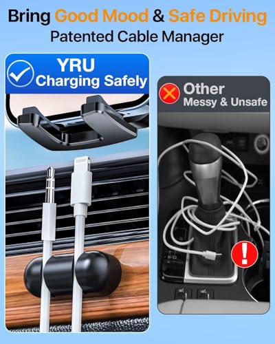YRU True Military-Grade 360°Rotation Suction 2026 Ultimate Car Phone Holder - color: Royal Blue