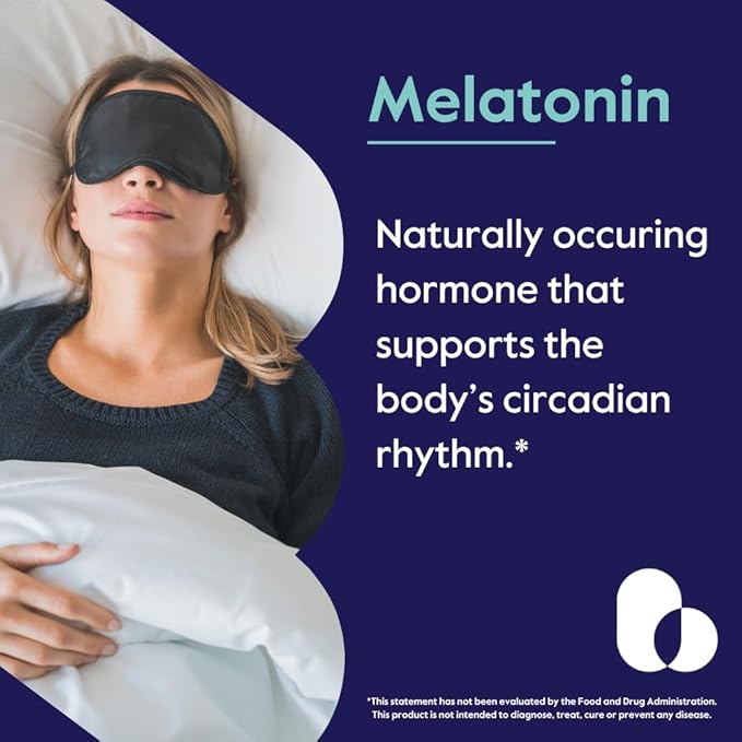 BESTVITE Melatonin 6mg (240 Vegetarian Capsules) (120 x 2) - No Stearates - Vegan - Non GMO - Gluten Free