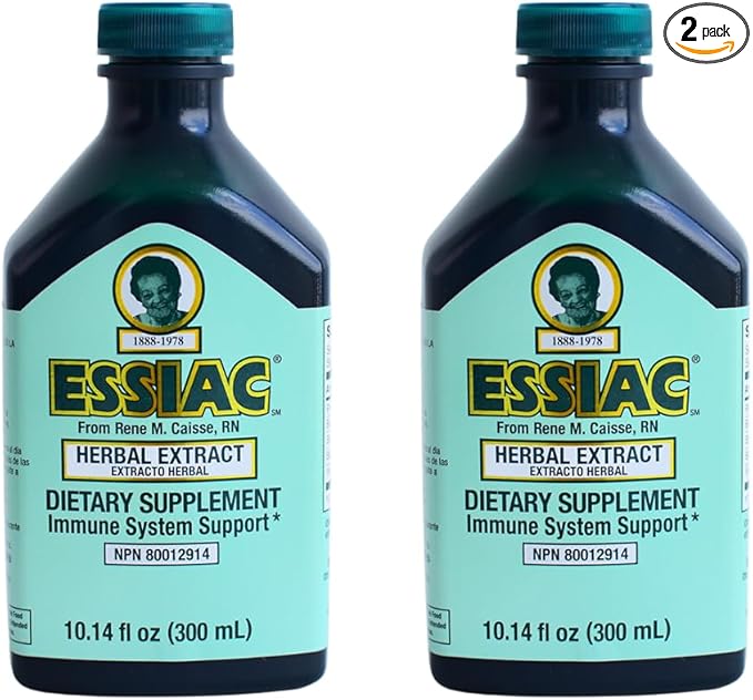Essiac Original Herbal Liquid Extract – 10.14 fl oz Bottle | Powerful Antioxidant Blend to Help Promote Overall Health & Well-Being | Original Formula from 1922 (Pack of 2)