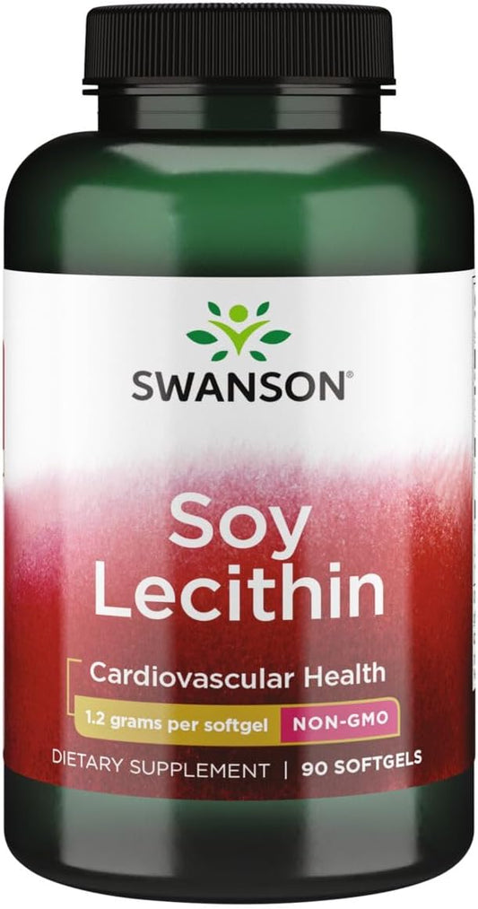 Swanson Soy Lecithin Non-GMO 1.2 G 90 SGEL