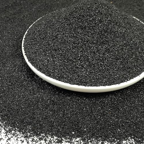 YISZM Aquarium Sand, 5lbs Black Fish Tank Sand, Aquarium Gravel Substrate for Aquascaping, Vivariums, Terrariums, Plants and Crafts - color: Black, size: 5 lbs