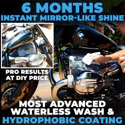 Waterless Car Wash Spray 8 oz - Motorcycle Cleaner (2-Pack) - color: Waterless Car Wash Spray (2-Pack)
