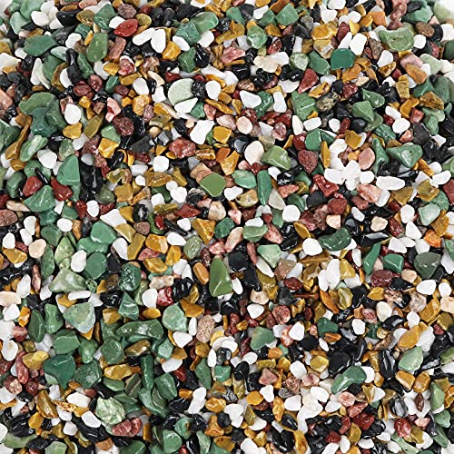 2LBS Horticultural Succulent Rocks Bonsai Mix Succulent Potting Mix Lava Rocks Cactus Soil Potting Mix Amendment - color: Mix Pebbles