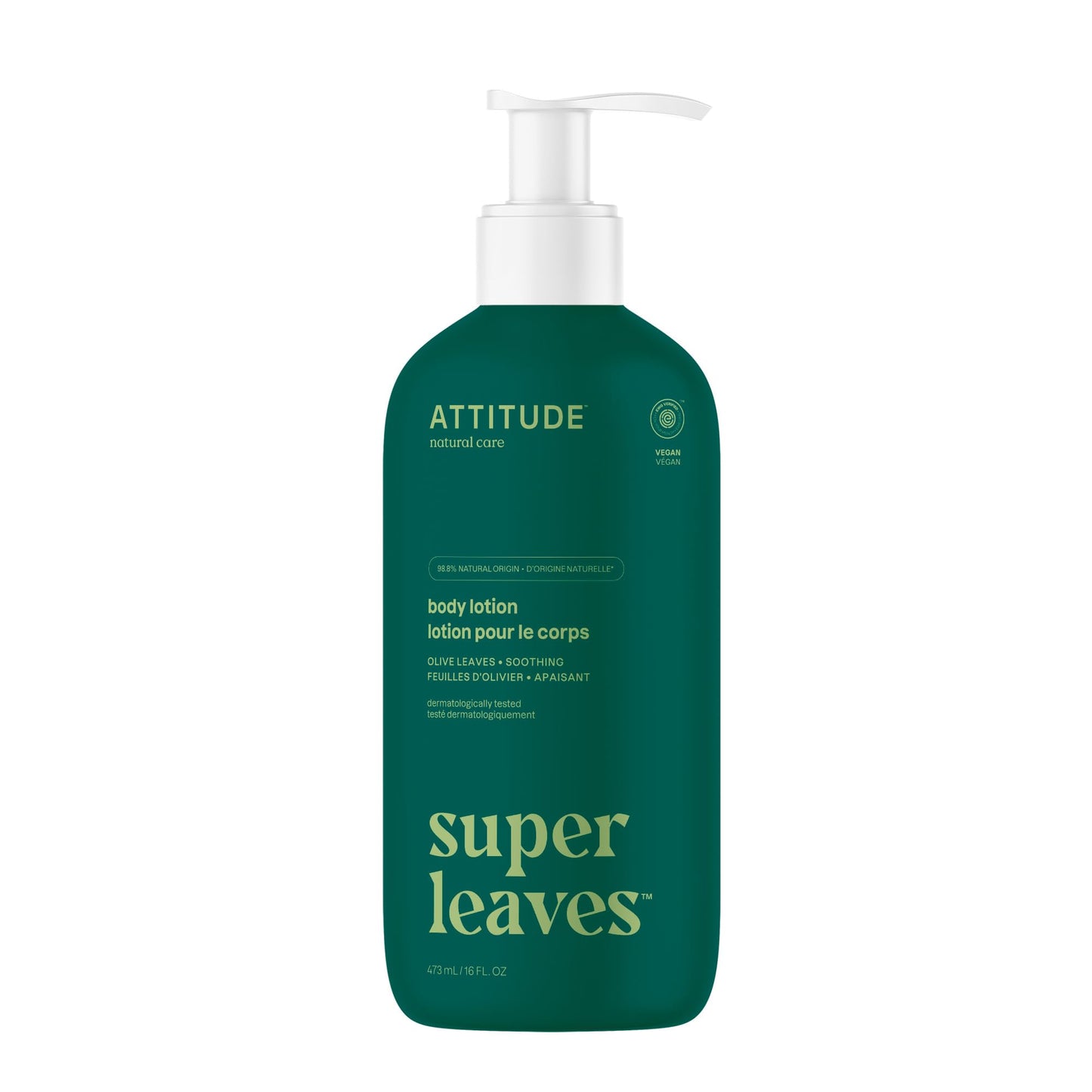 Attitude Body Lotion, Ewg Verified Moisturizer, Vegan Skin Care Products, Non-Greasy, Hydrating For Dry Skin, Cruelty Free, Soot