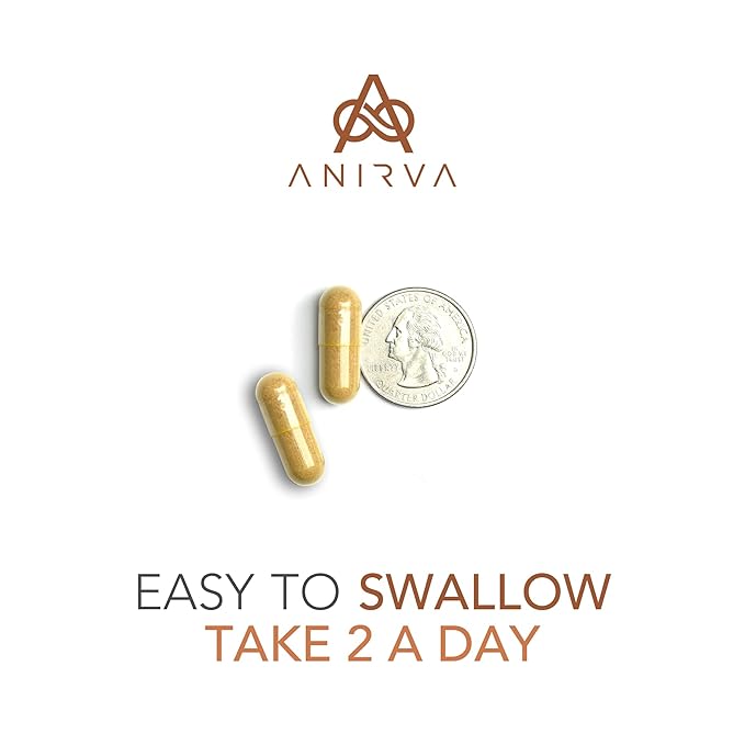 2-Pack Acne Pills with Zinc for Adults, Acne Pill for Hormonal Acne, Zinc Pills for Acne Treatment, Probiotics for Acne, Zinc Supplements for Adult Acne - Anirva Clear Derm With Probiotics