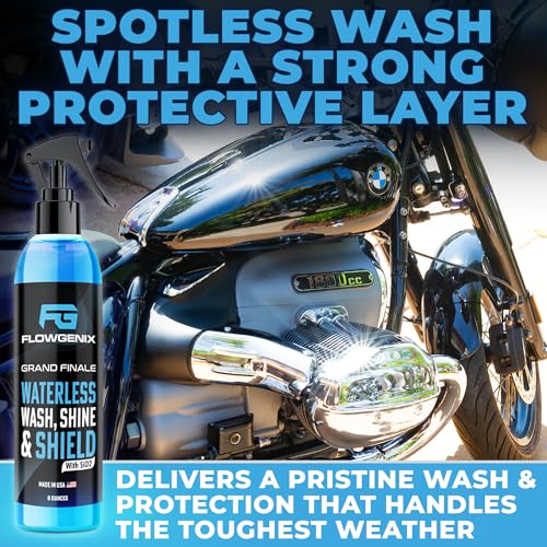 Grand Finale Waterless Car Wash Spray 8 oz - Motorcycle Cleaner 3-Pack - color: Waterless Car Wash Spray (3-Pack)