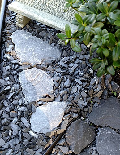 Natural Slate Stone Gravel 1/8 to 1/4 inch - USA Sourced and Packaged for Basing Models, Wargaming, Mosaic Stone Art, Crafts, Bonsai, Succulents, Miniature or Fairy Gardens, Aquariums (1lb)