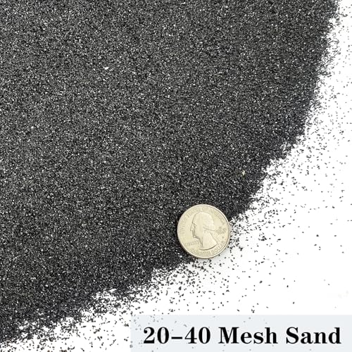 YISZM Aquarium Sand, 10lbs Black Fish Tank Sand, Aquarium Gravel Substrate for Aquascaping, Vivariums, Terrariums, Plants and Crafts - color: Black, size: 10 lbs