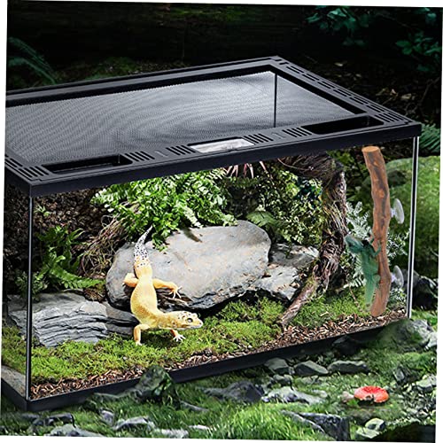 Reptile Climbing Branch Suction Cups Natural Grapevine Wood Lizard Toy for Terrarium Decor for Bearded Dragons and Geckos 12-inch Length