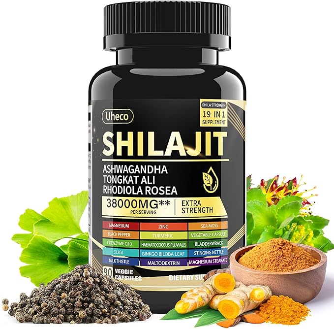 Fulvic Acid Capsules, Supplement for Shlajit 20000 mg- 87 Count