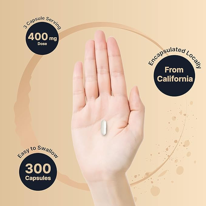 Magnesium Complex 400mg Supplement, 300 Capsules | Magnesium Glycinate + Citrate Elemental Forms – Essential Minerals for Heart, Muscle, & Digestion Support – Non-GMO & No Gluten
