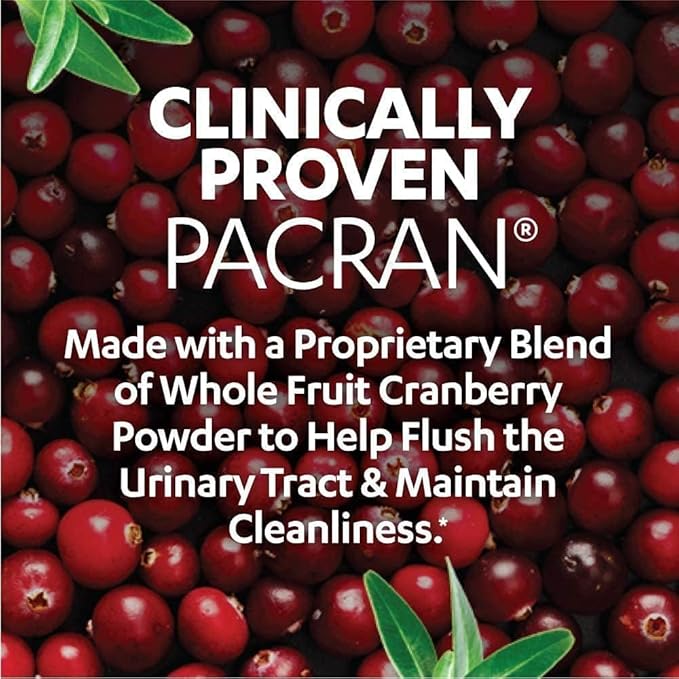 AZO Cranberry Pro Urinary Tract Health Supplement 600mg PACRAN, 1 Serving = More Than 1 Glass of Cranberry Juice 100 CT + Complete Feminine Balance Daily Probiotics for Women 30 Count