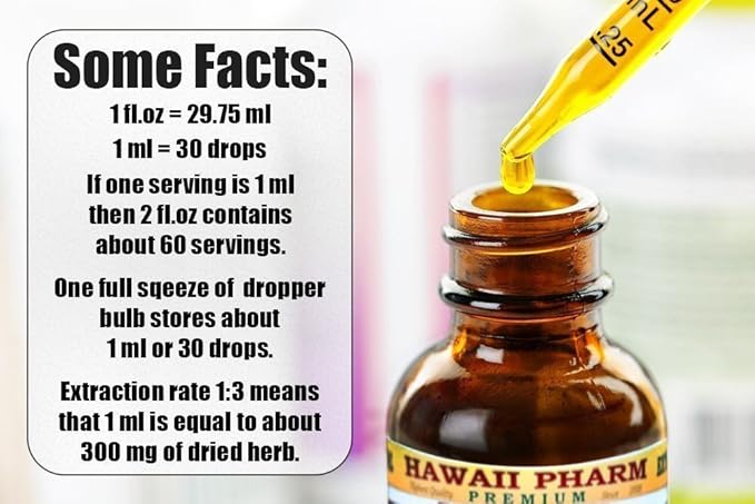 Maitake Alcohol-Free Liquid Extract, Organic Maitake (Grifola Frondosa) Dried Mushroom Glycerite Natural Herbal Supplement, Hawaii Pharm, USA 32 oz Unfiltered