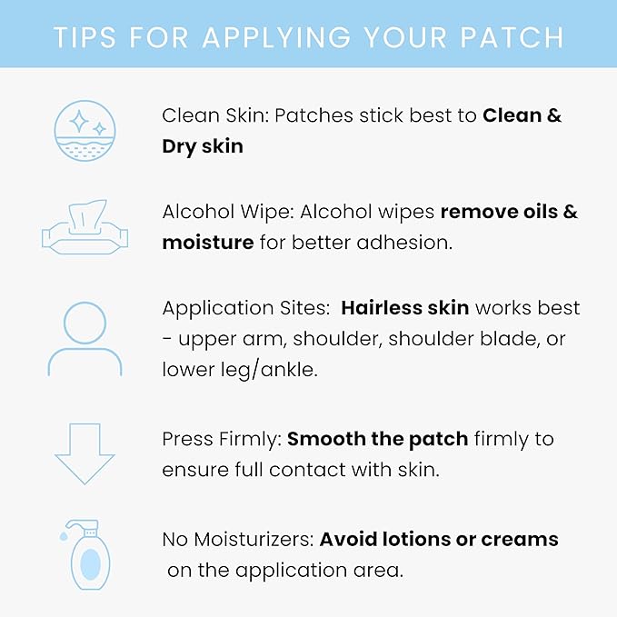 Relax Patches - 30 Topical Stress Relief Patches with Ashwagandha, L-theanine, Lemon Balm, Valerian, Passionflower, Vitamin B6, Rhodiola Rosea | Calming, Relieving, Relaxing