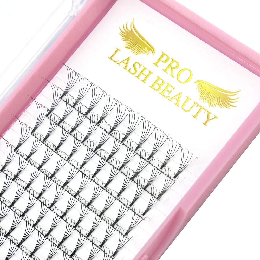 Premade Fans Eyelash Extensions 5D-C-0.10-9-15 Short Stem Premade Volume Eyelash Extensions 3D 5D 7D Volume Lash Extensions .07
