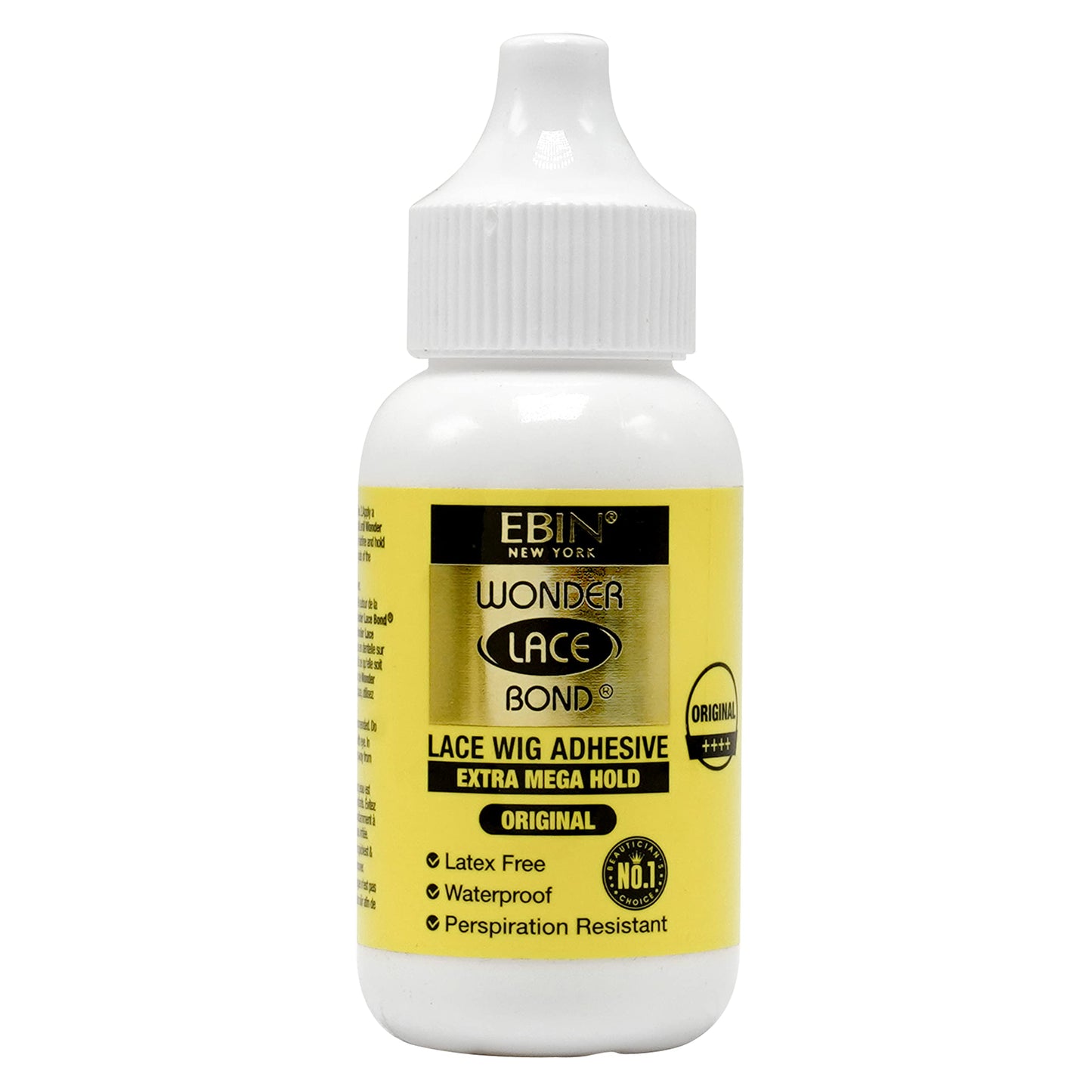 Wonder Lace Bond Wig Adhesive Extra Mega Hold 1.18Oz/ 35Ml | Invisible Wig Bonding Glue: Water & Oil-Resistant, Non-Toxic, Light