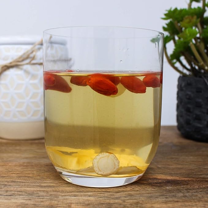 American Ginseng Slices from Wisconsin (Sliced Ginseng Root）Wisconsin Grown!Most People Use It to Make Ginseng Tea! Good for Health! (American Ginseng Slices (Small Round), 4 Boxes of 1 Pound)