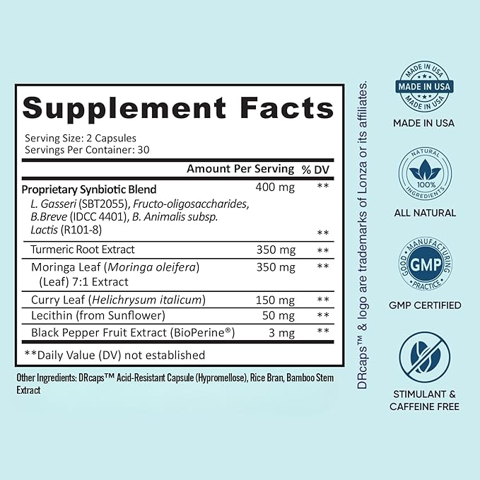 BB Company Provitalize | Probiotics for Women, Menopause | Joint Support, Sexy Midsection Curves, Digestive Health, Menopause Bloat | Turmeric Curcumin Moringa | Packaging Vary | 2 Pack
