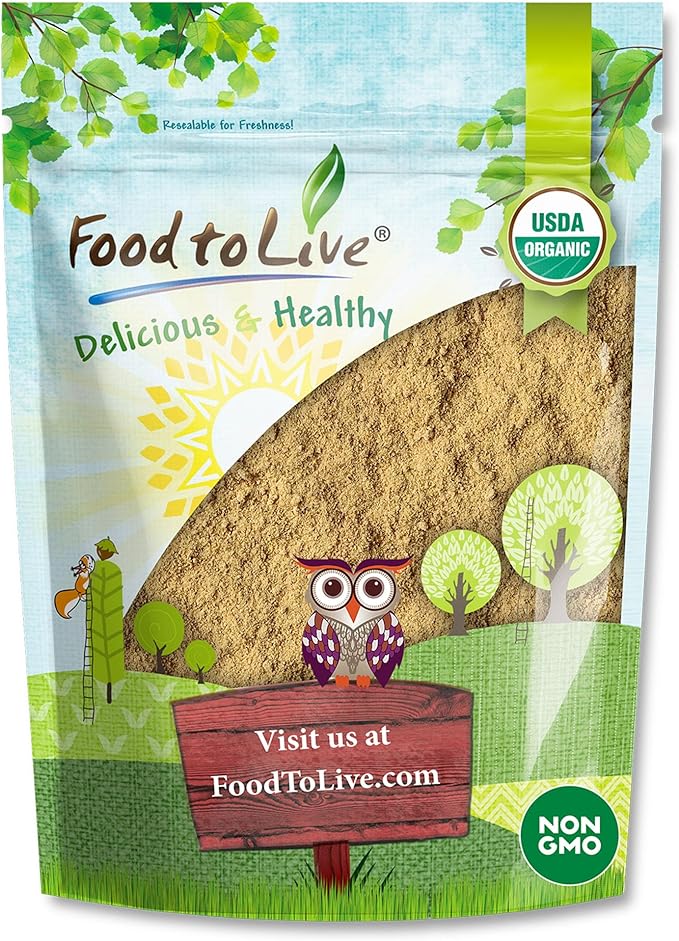 Food to Live Organic Triphala Powder, 5 Pounds – Natural Detox, Blend from Fruits Amalaki, Haritaki and Bibhitaki, Non-GMO, Perfect for Tea and Smoothies, Vegan, Kosher, Bulk