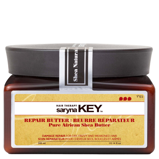 Saryna Key Damage Repair Treatment Butter Mask - African Shea Butter for Dry Hair Treatment - Rejuvenating Butter Moisturizer wi