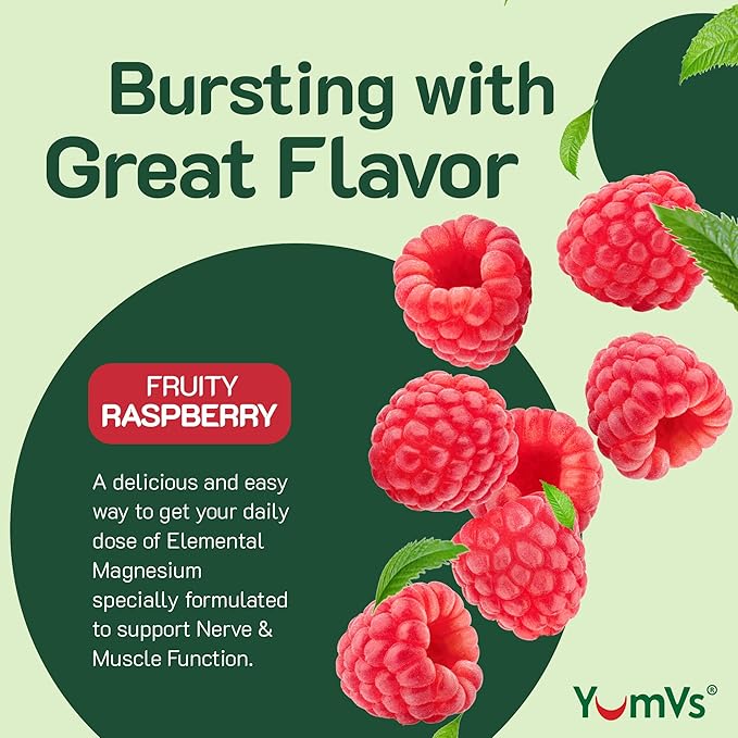 YUM-V'S Magnesium Citrate Gummies - 900mg Magnesium (102mg of Elemental Magnesium) - Highly Absorbable Supports Nerve, Enzyme & Muscle Function for Adults - 90 Count (Pack of 2)